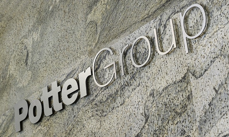 Potter Group Signage by Giant Creative